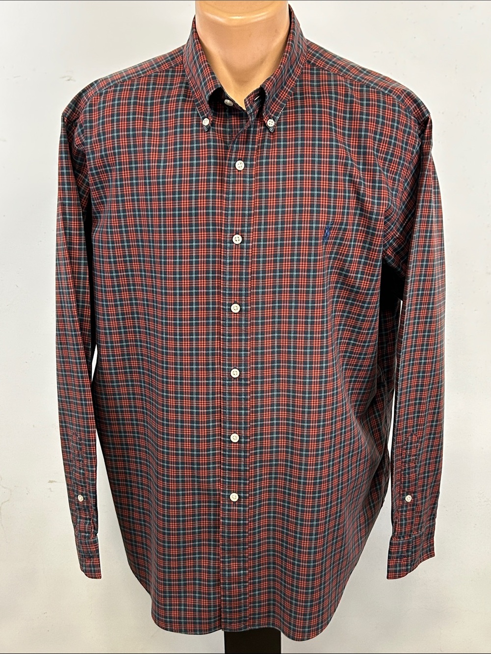 Ralph Lauren long sleeve button down collar shirt.  XL